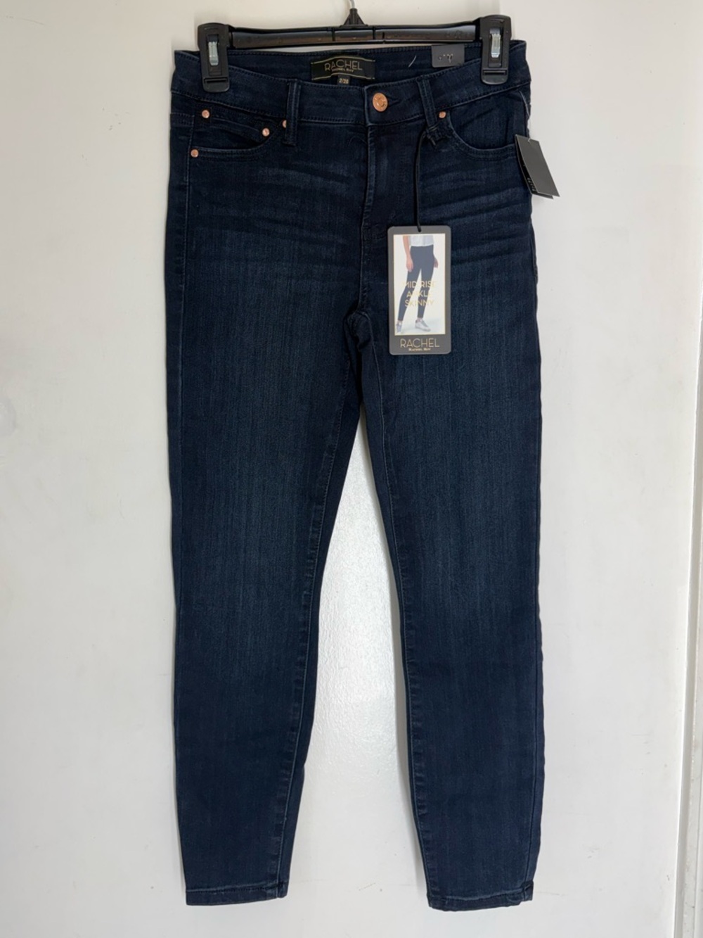 Rachel Dark Blue Ankle Skinny Jeans